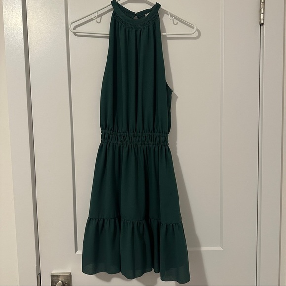 Aritzia Wilfred Forest Green Effet Mini Dress Size XS Women’s - Picture 2 of 12